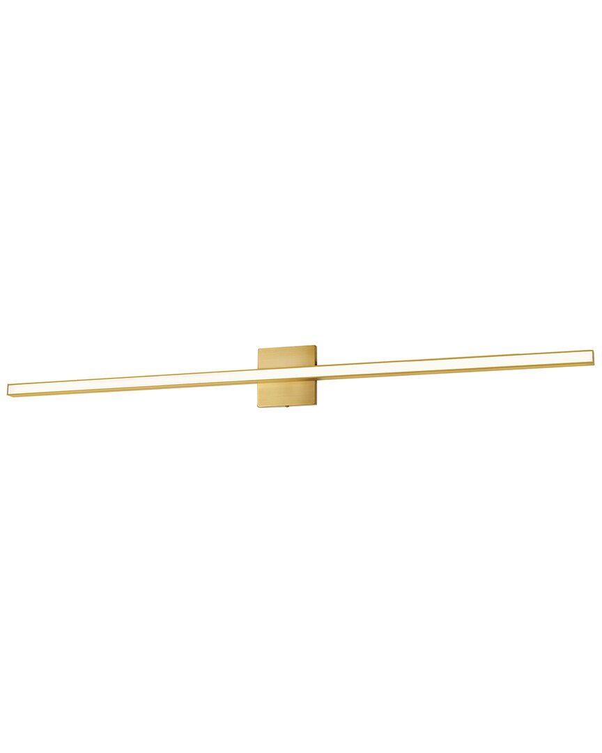 Dainolite 36w Colour Changing Vanity Aged Brass With Frosted Acrylic Diffuser
