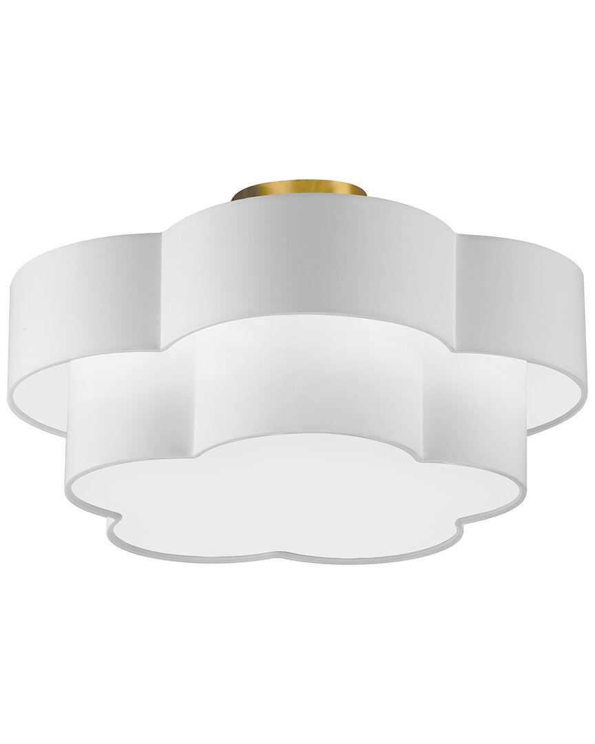 Dainolite Phlox 3-light Flush Mount Large