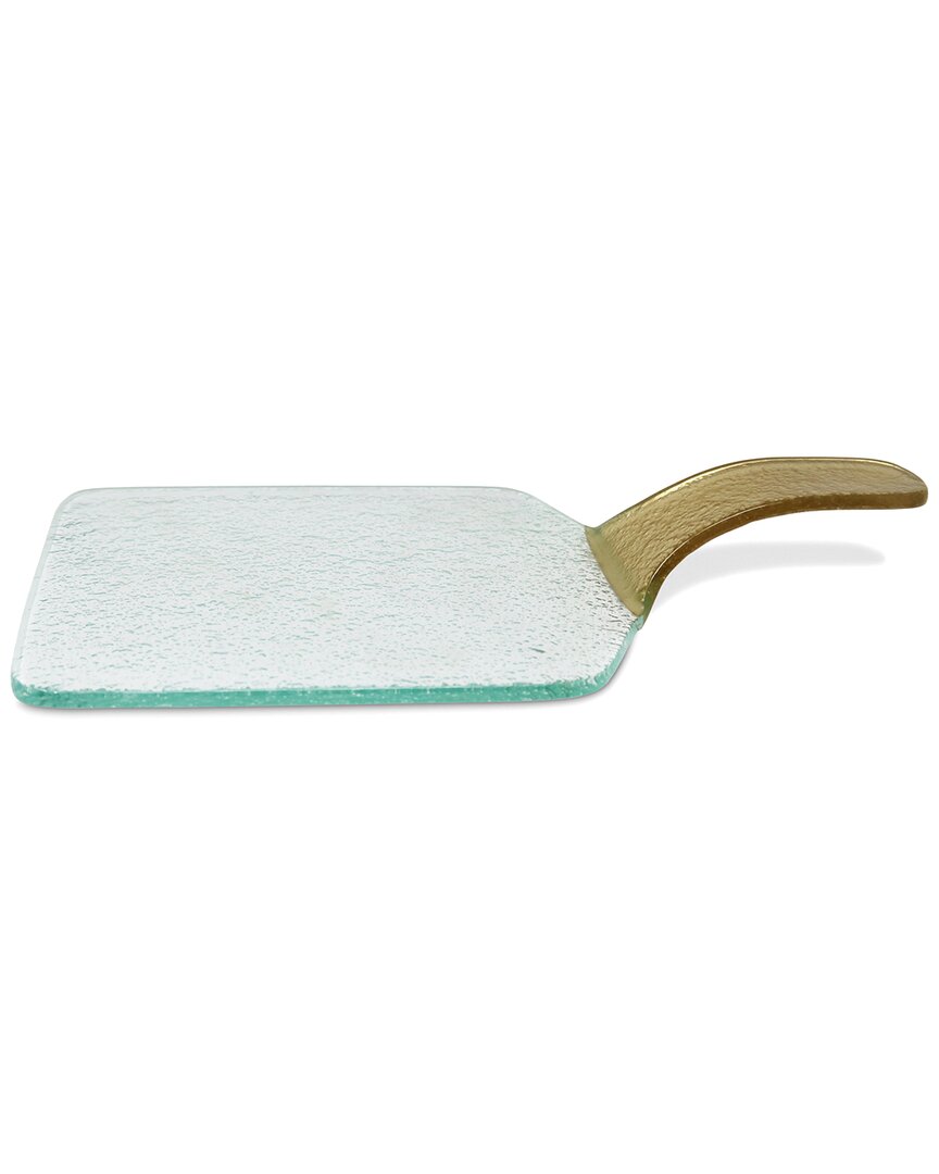 Vivience Glass Tray With Handle