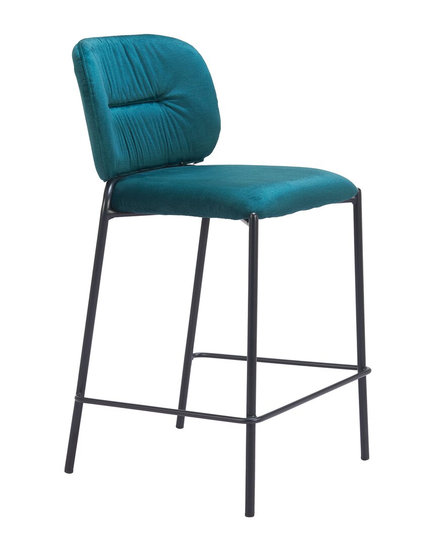 Zuo Modern Set Of 2 Plat Counter Stools