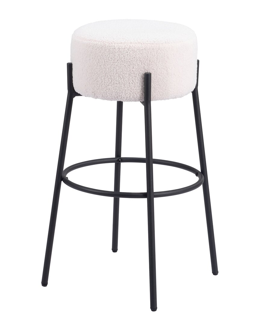 Zuo Modern Set Of 2 Blanche Counter Stools