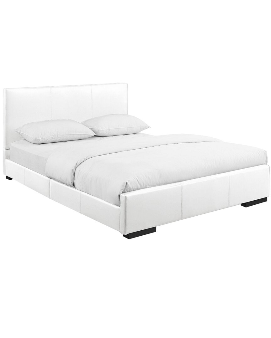 Camden Isle S Hindes Upholstered Platform Bed In White
