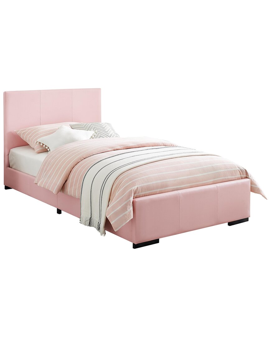 Camden Isle S Hindes Upholstered Platform Bed In Pink