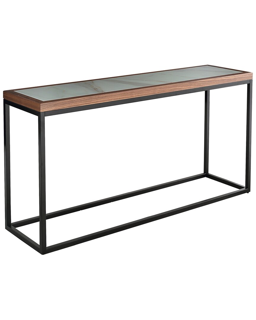 Camden Isle S Riley Console Table In Brown