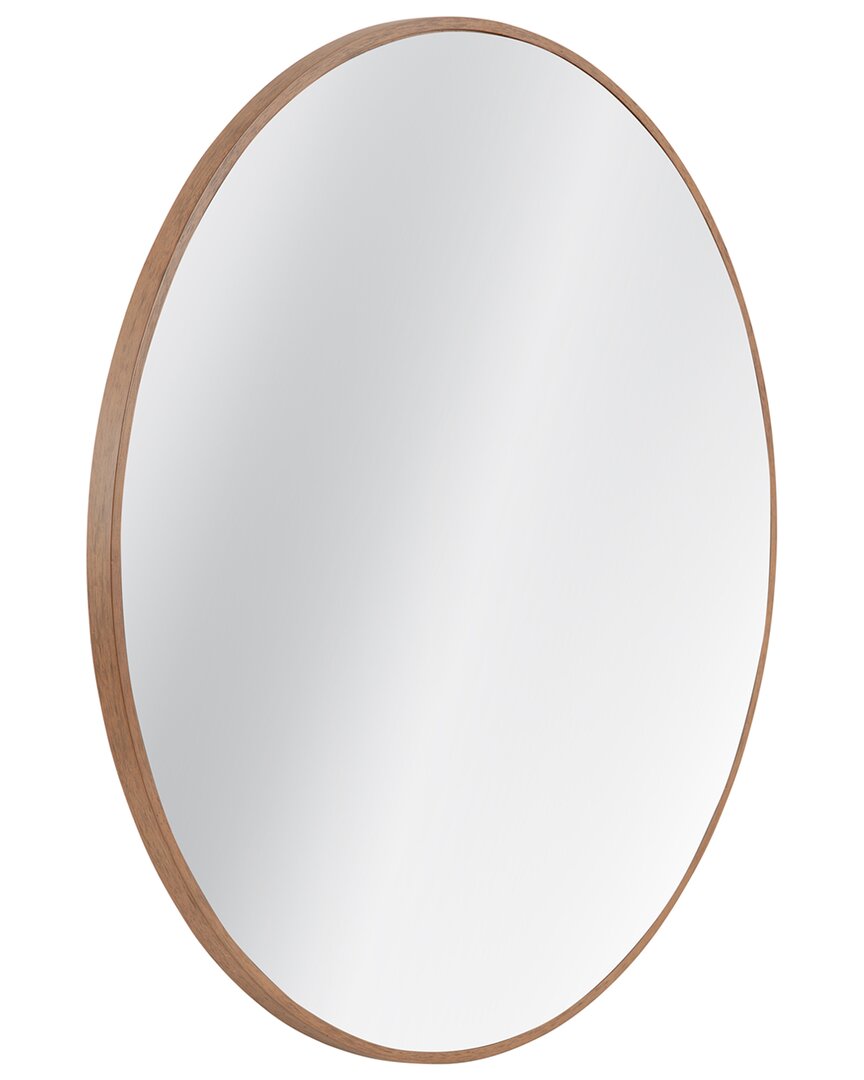 Bassett Mirror Florets Round Wall Mirror In Brown