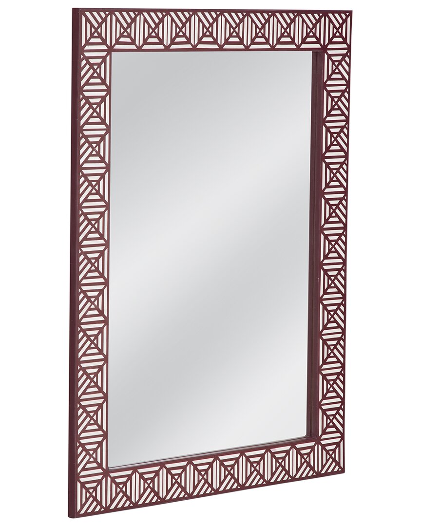 Bassett Mirror Rouge Wall Mirror In Red