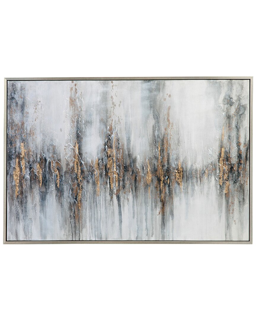 Bassett Mirror Ship Yard Framed Canvas In Grey