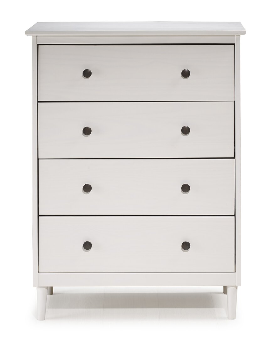 Hewson Modern 4-drawer Dresser In White