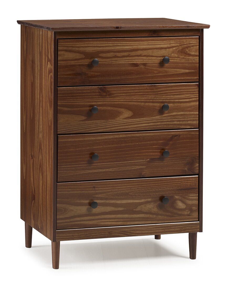 Hewson Modern 4-drawer Dresser In Brown