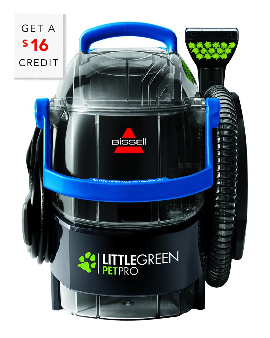 Bissell Little Green Pet Pro Portable Carpet Cleaner With $16 Credit In Black