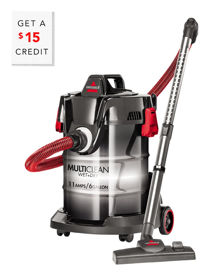 Bissell Multiclean Wet And Dry Vacuum With $15 Credit In Red