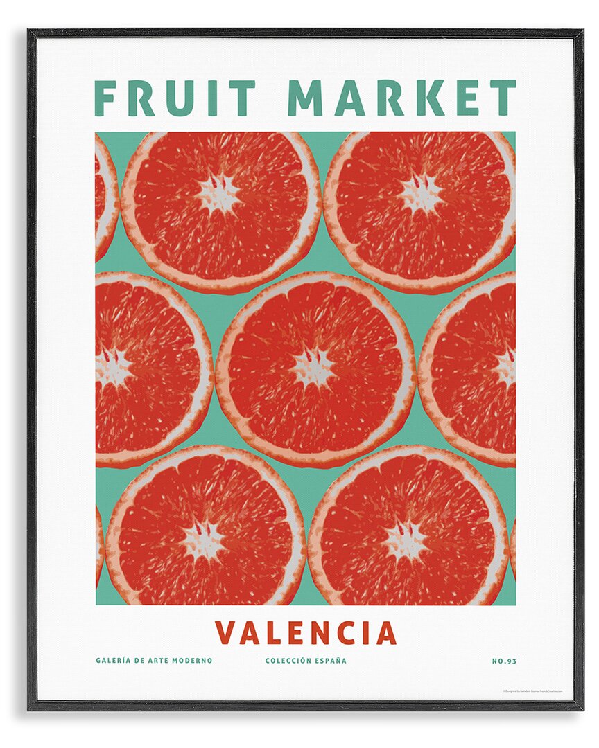 Stupell Industries Fruit Market Grapefruit Framed Giclee Art In Multi