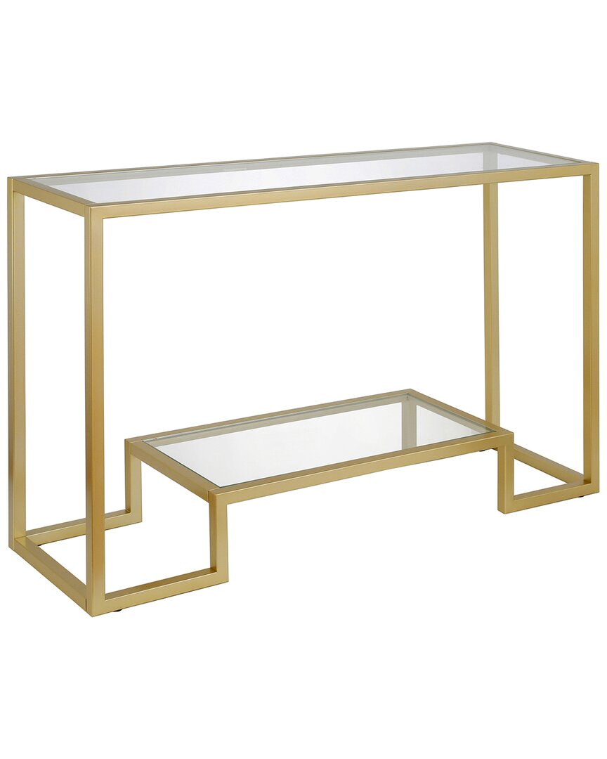 Abraham + Ivy Athena 47.75in Rectangular Console Table In Gold