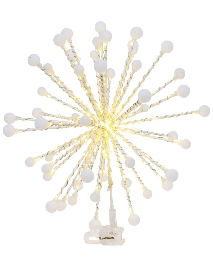 Gerson International 13.7-in H Electric Led Lighted Starburst Tree Topp In Gold