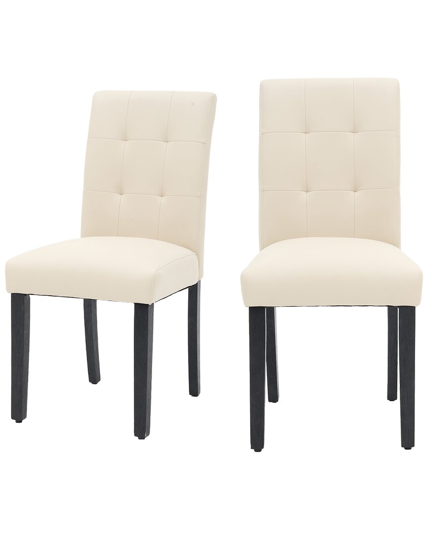 Unikome Set Of 2 Upholstered Dining Chairs