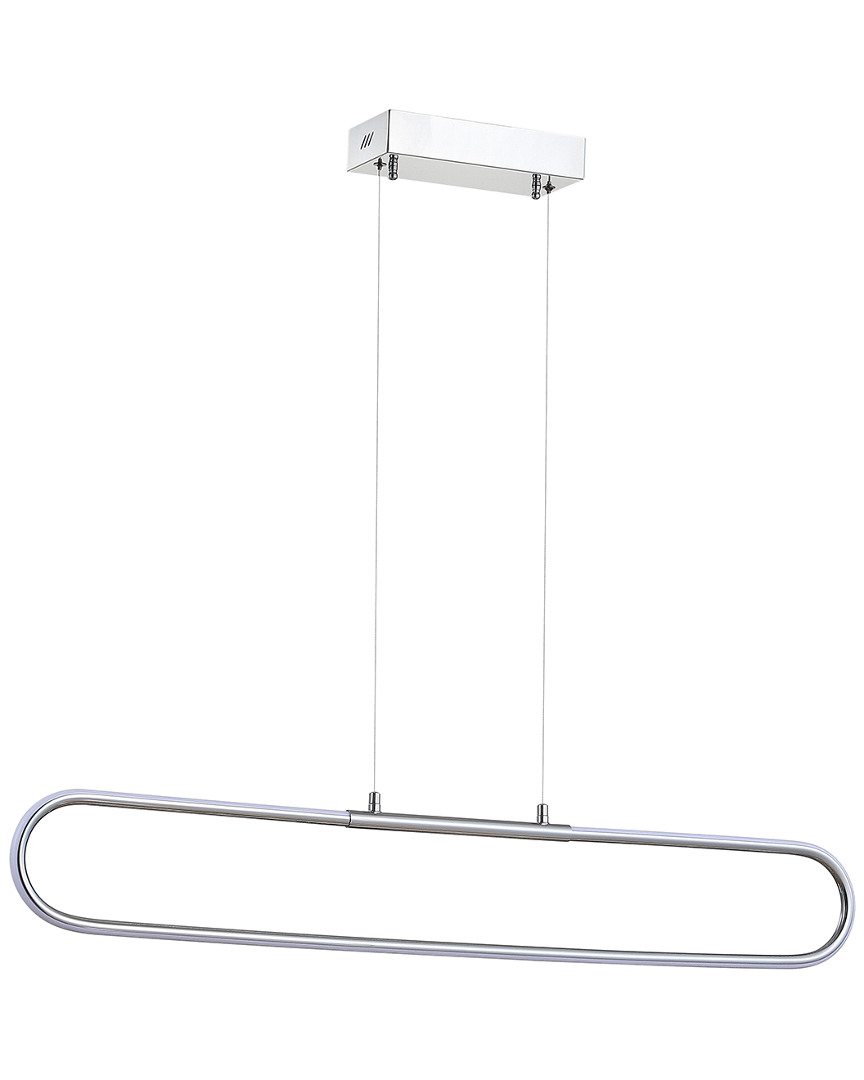 Jonathan Y Ned 39in Dimmable Adjustable Integrated Led Metal Linear Pendant
