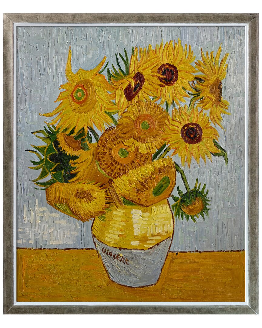 La Pastiche Sunflowers, 1886 By Vincent Van Gogh Wall Art