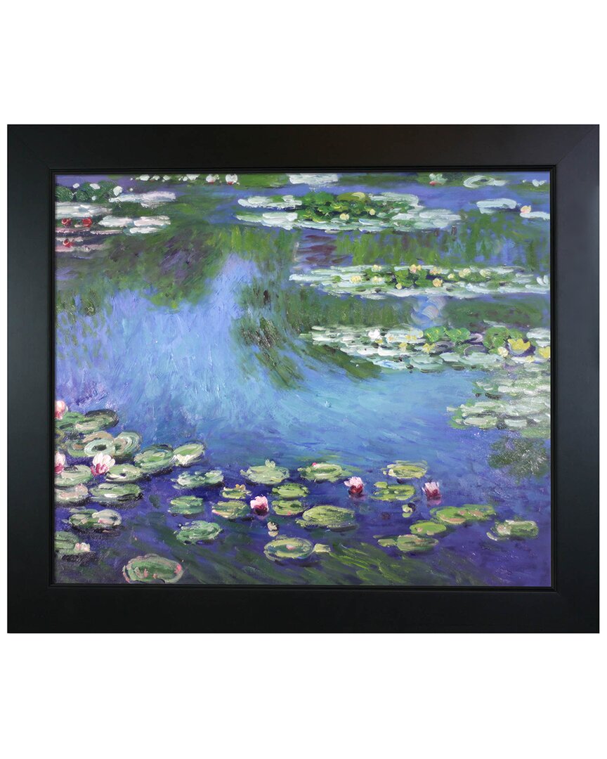 La Pastiche Water Lilies By Claude Monet Wall Art
