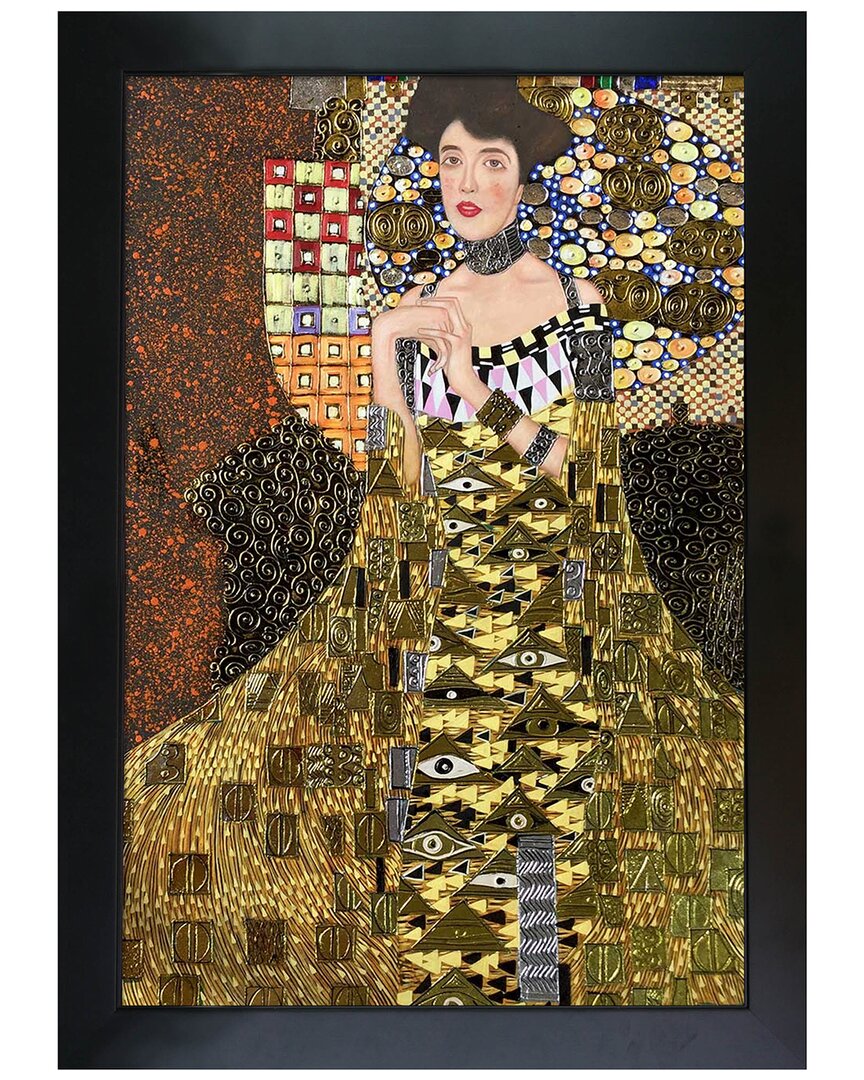 La Pastiche Portrait Of Adele Bloch Bauer I (luxury Line) By Gustav Klimt Wall Art