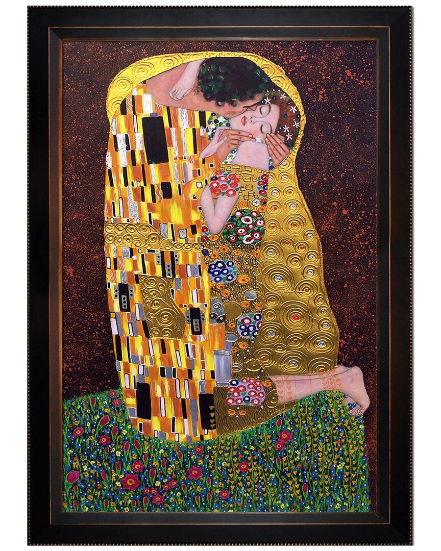 La Pastiche The Kiss (luxury Line) By Gustav Klimt Wall Art