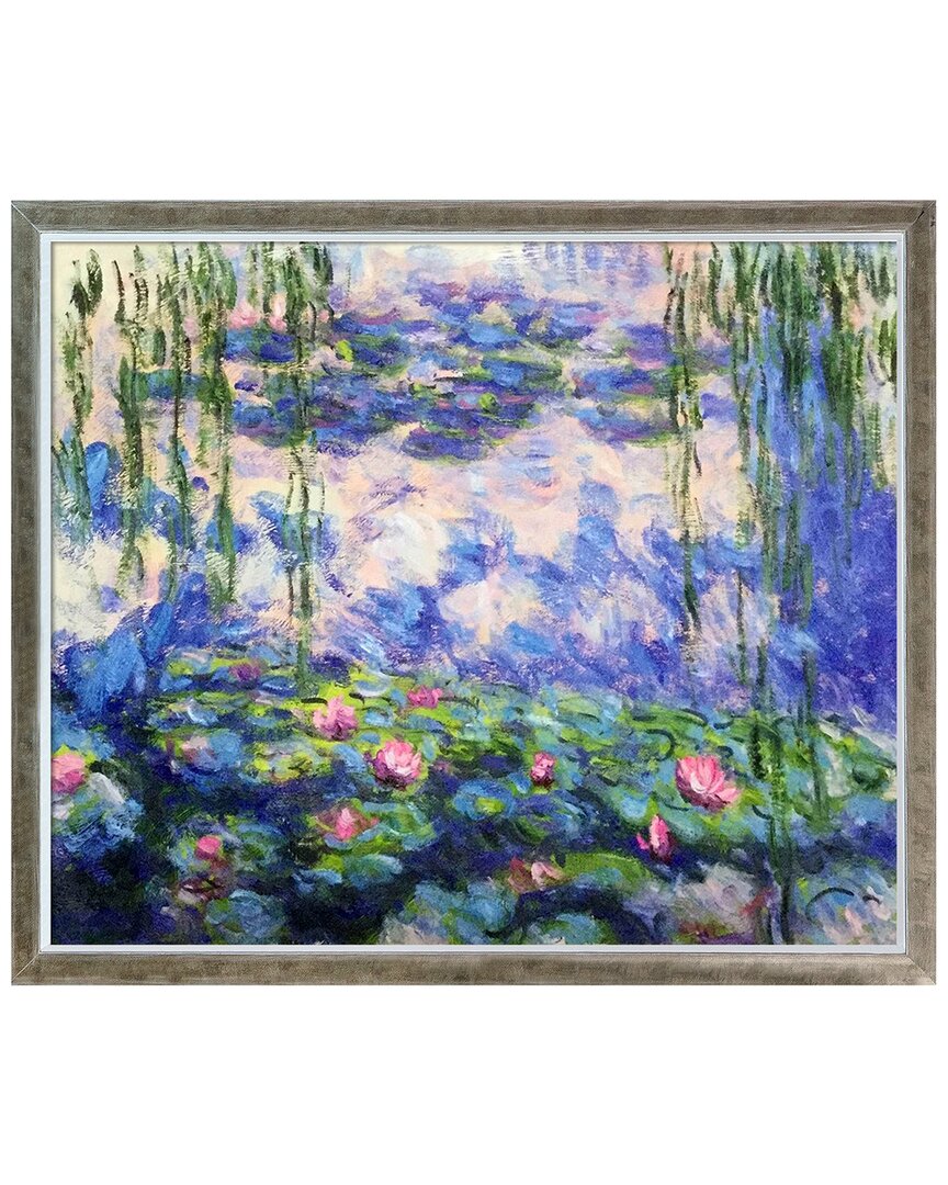 La Pastiche Water Lilies Detailed Wall Art In No Color