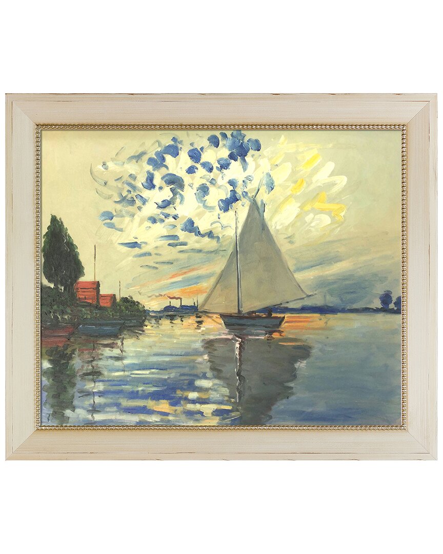La Pastiche By Overstockart Sailboat At Le Petit-g Wall Art In No Color