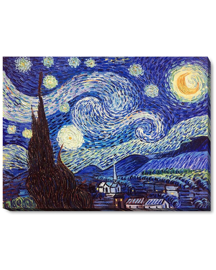 La Pastiche By Overstockart Starry Night By Vincen Wall Art In No Color