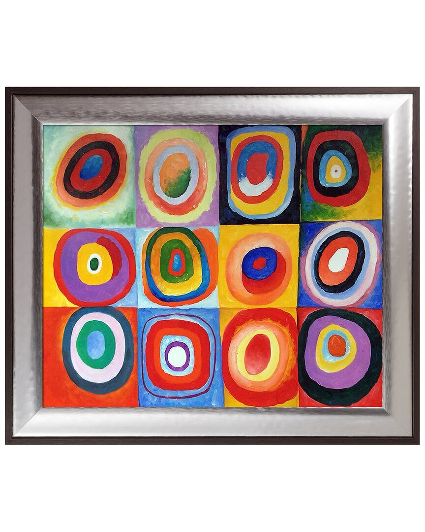 La Pastiche By Overstockart Farbstudie Quadrate By Wassily Kandinsky