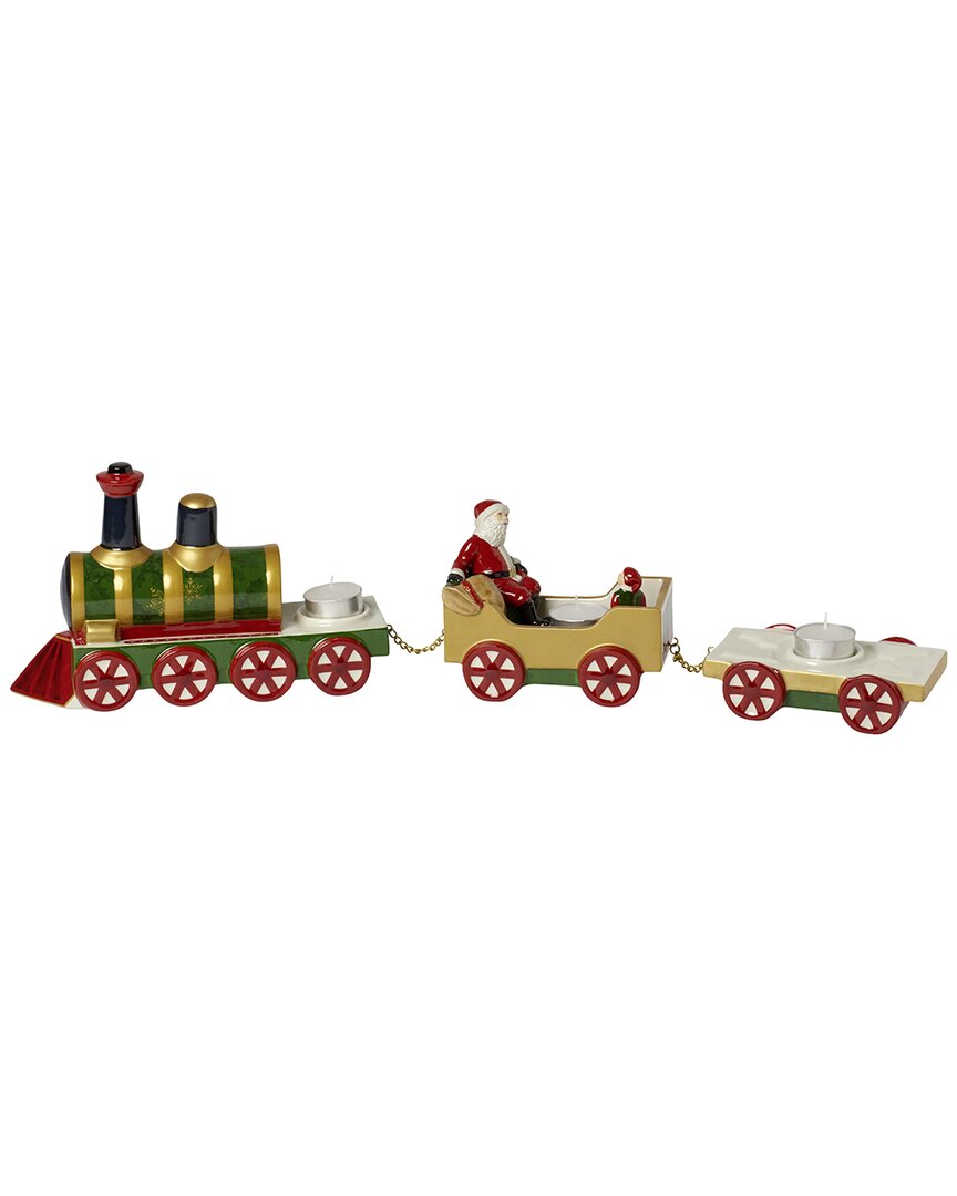 Villeroy & Boch Christmas Toy's Memory North Pole Express 3pc Train Figurine