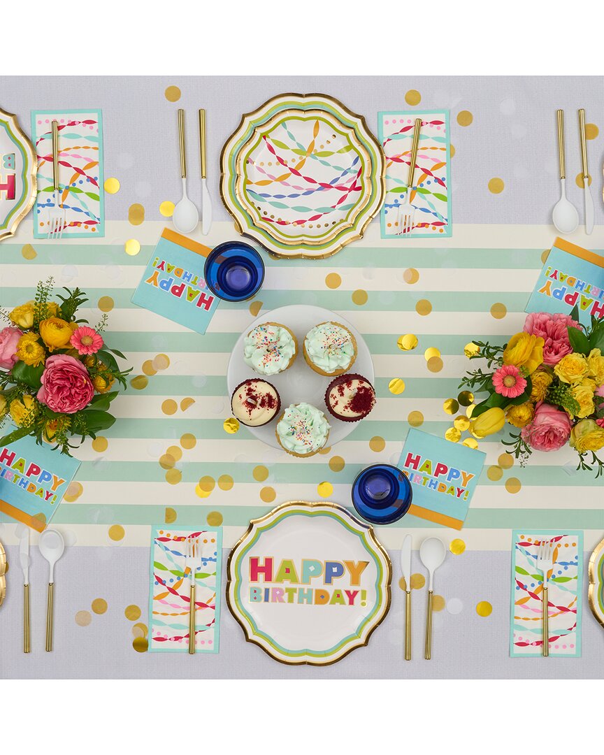 Sophistiplate Bright Birthday 112pc Table Setting - Service For 16