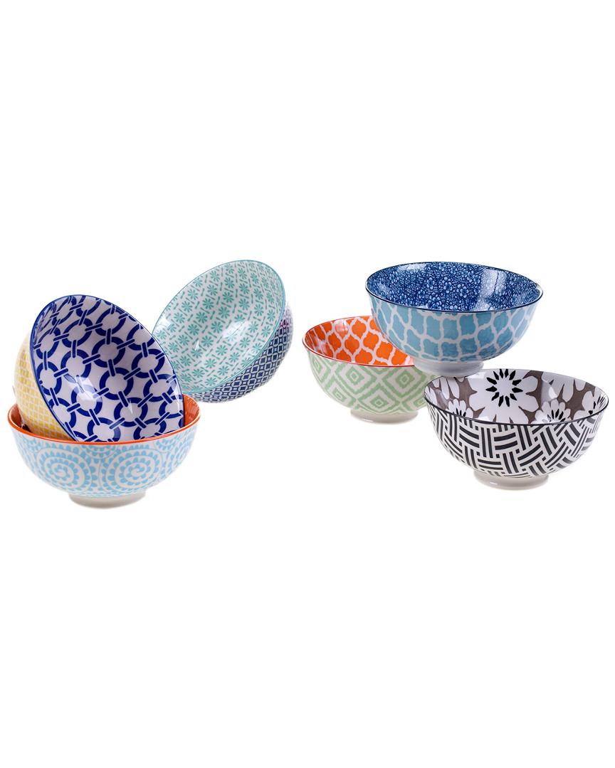 Certified International Melamine Set Of 6 Chelsea Porcelain Bowls