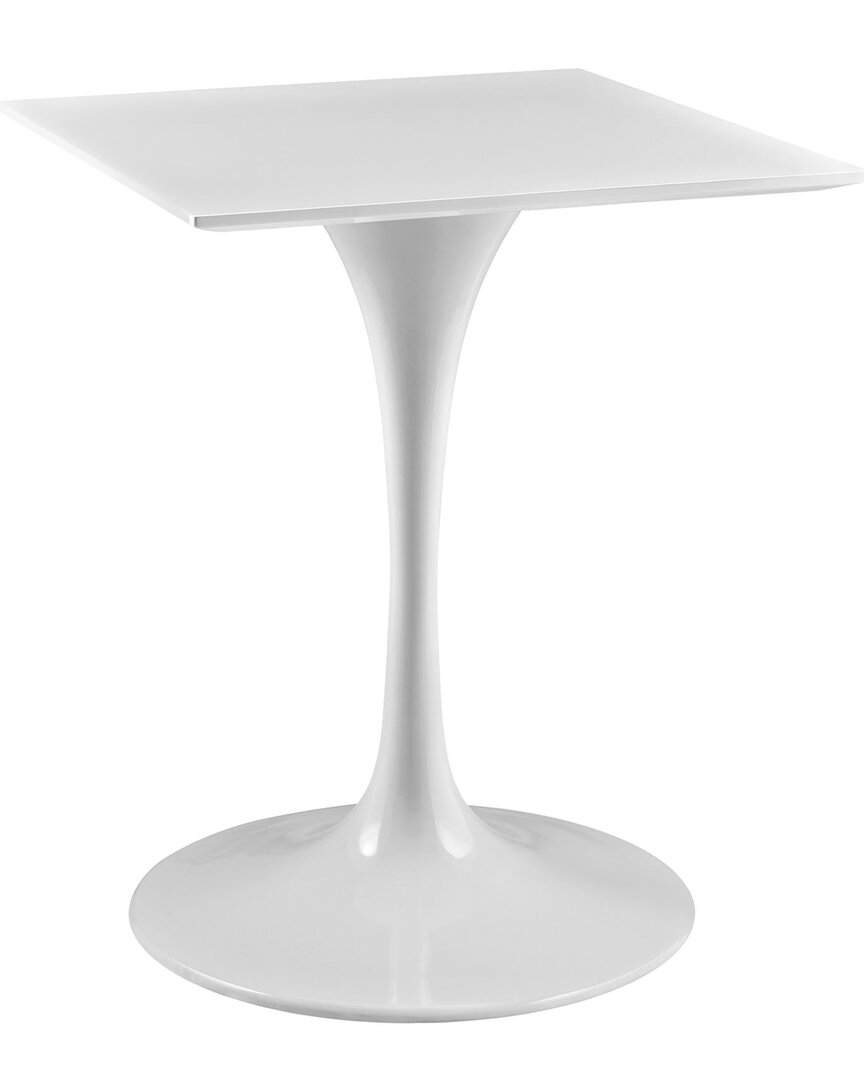 Modway Lippa 24in Square Wood Top Dining Table