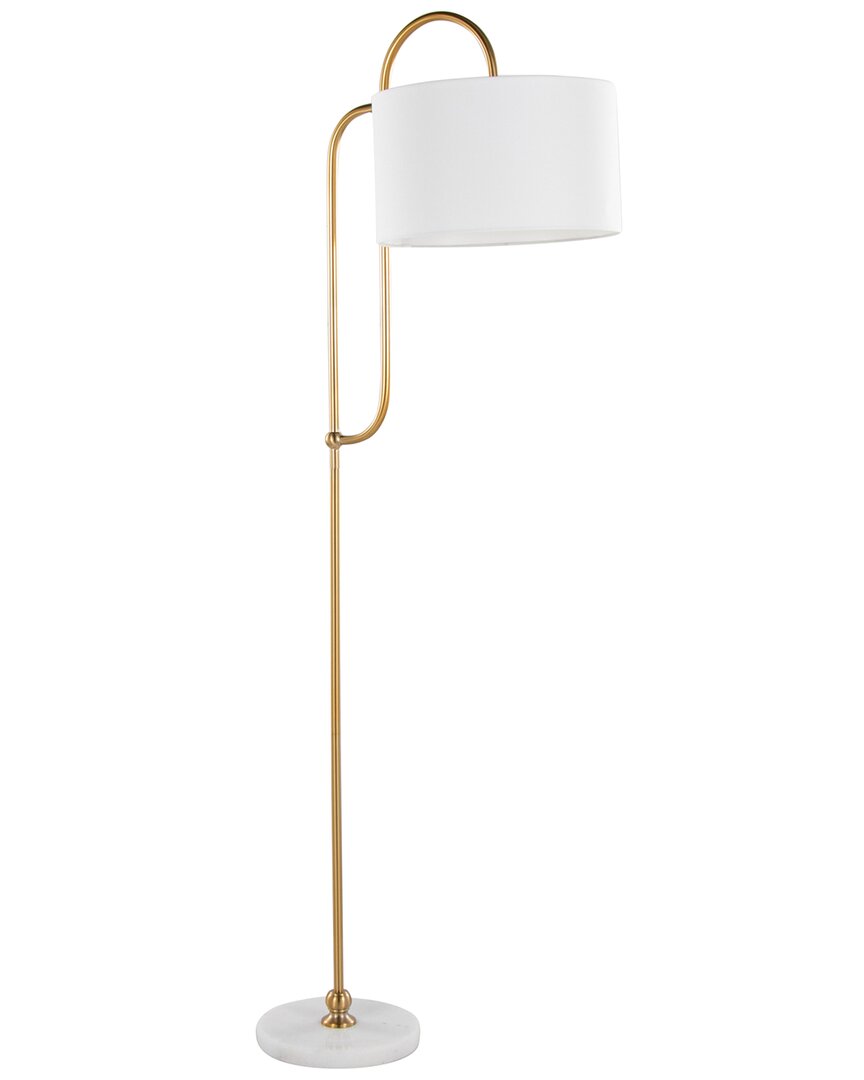 Lumisource Leslie 63in Glam Floor Lamp With Linen Shade