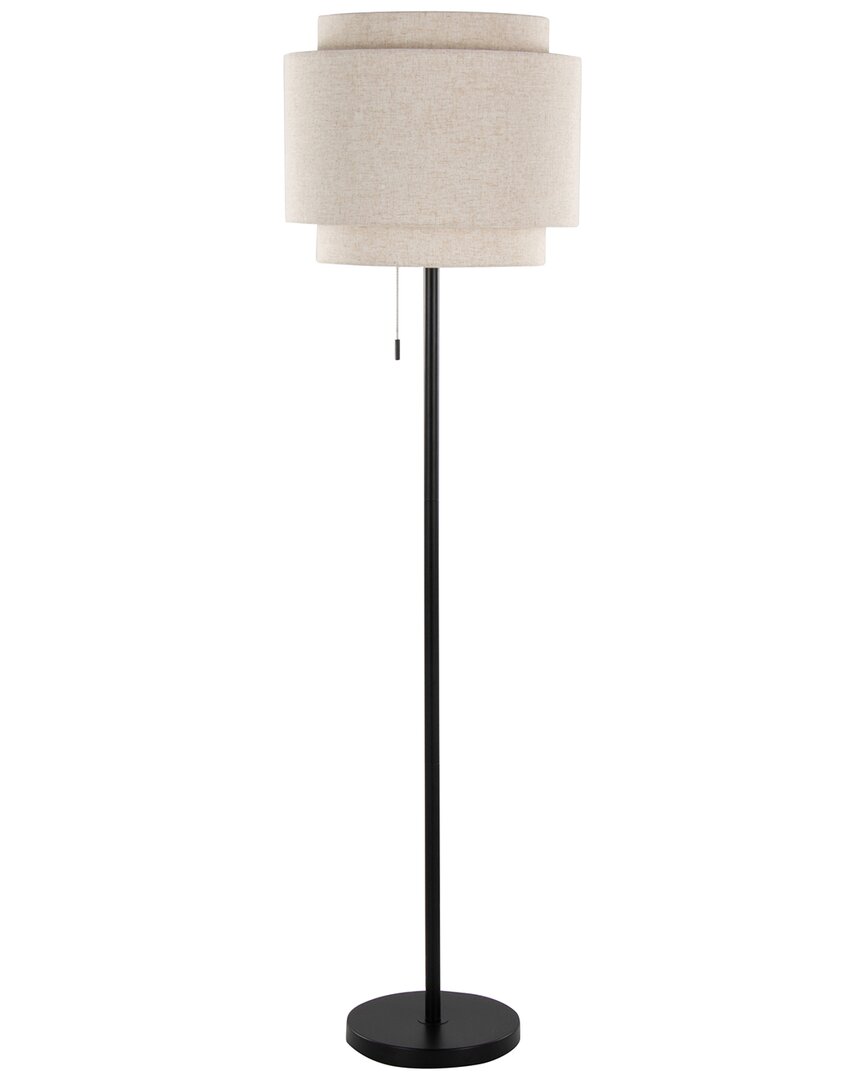 Lumisource Tier 64in Contemporary Floor Lamp With Linen Shade