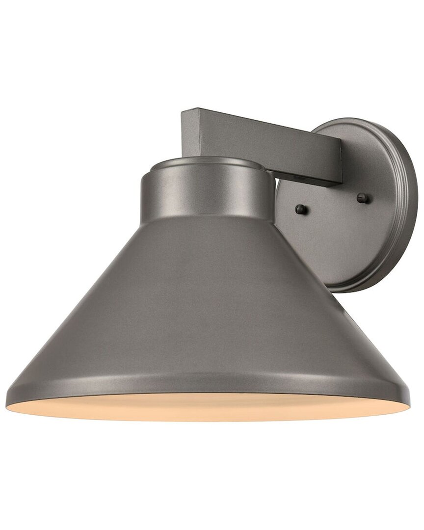 Artistic Home & Lighting Artistic Home Thane 10'' High 1-light Outdoor Sconce In Grey