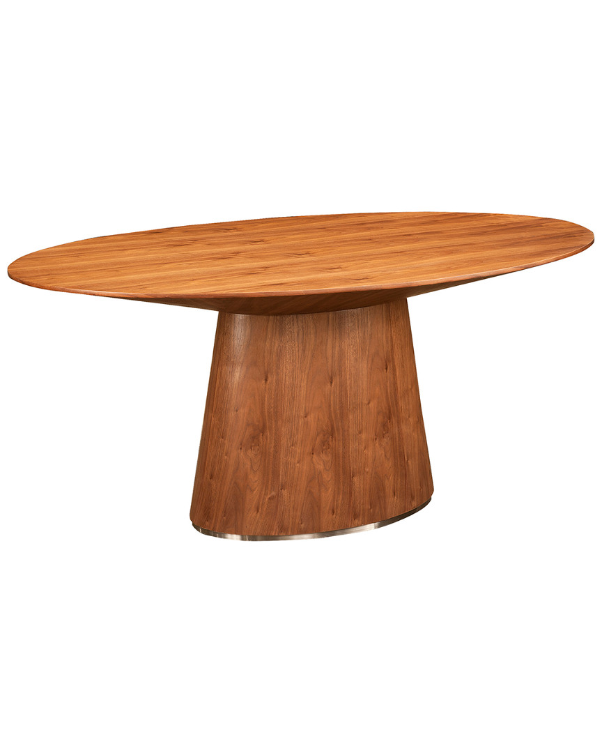 Moe's Home Collection Otago Walnut Oval Dining Table
