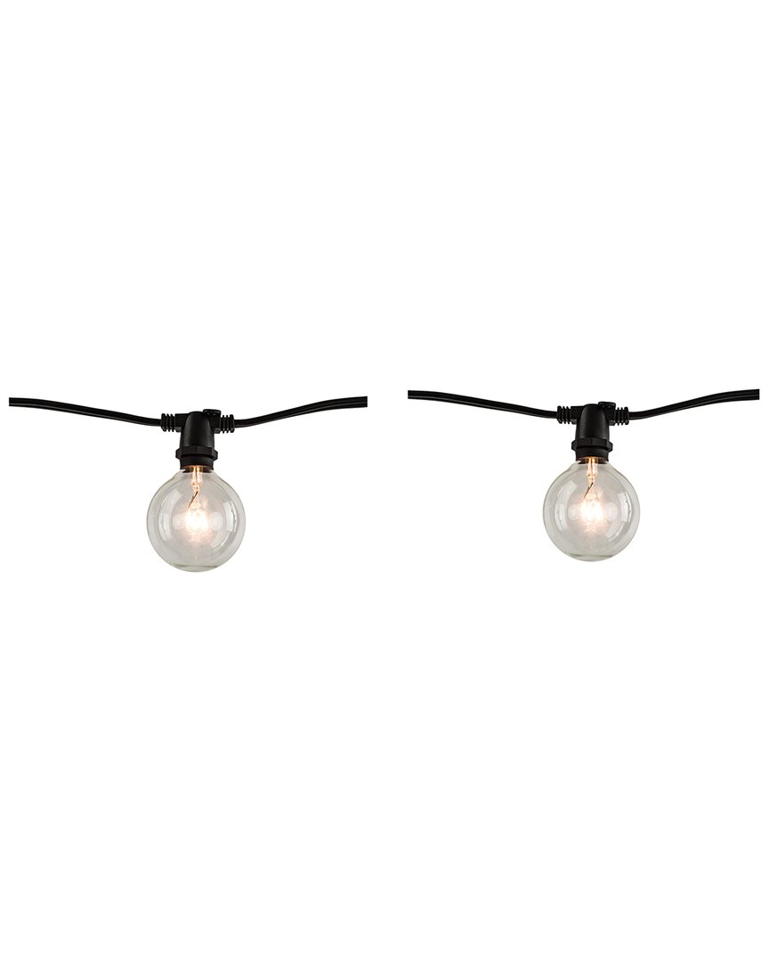 Bulbrite Indoor/outdoor String Lights In Black