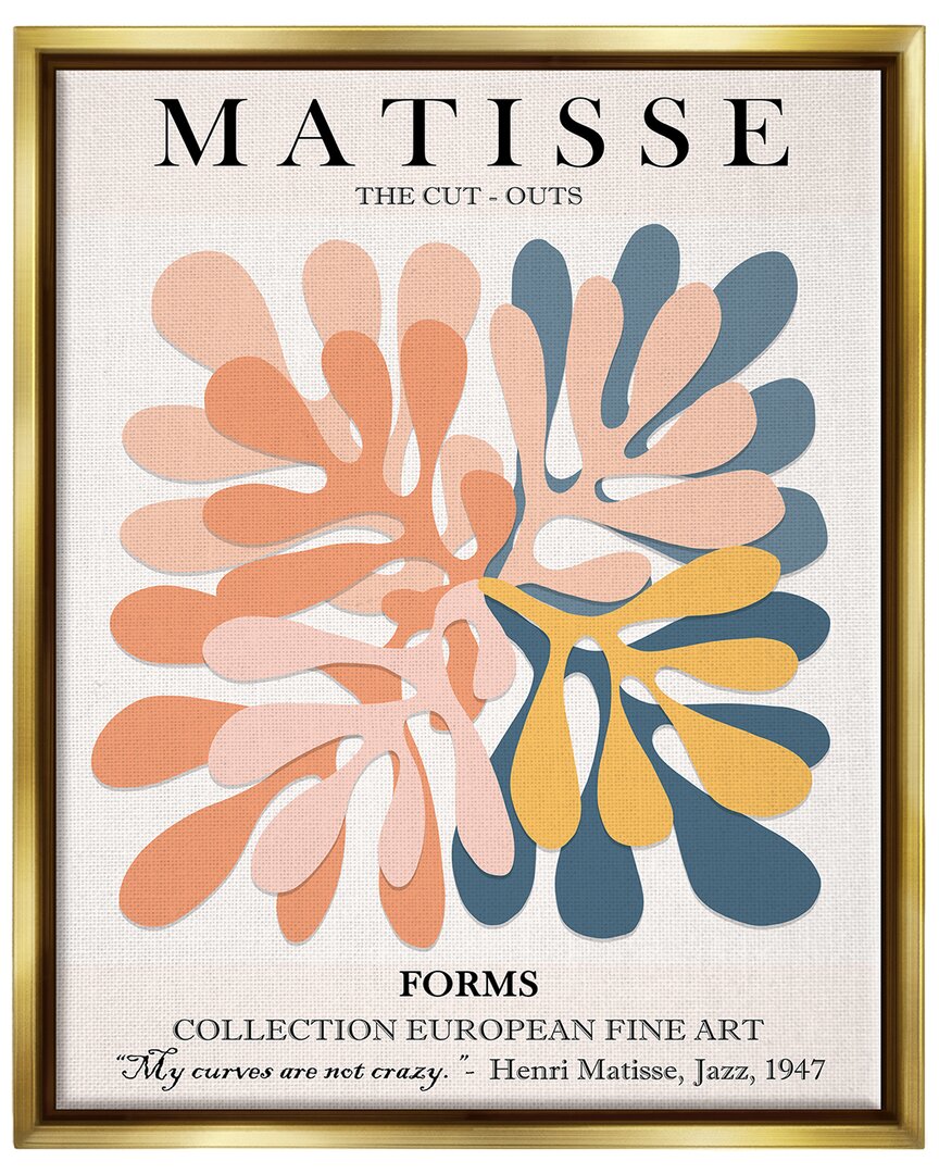 Stupell Classical Matisse Cut Out Forms By Ros Ruseva Wall Art