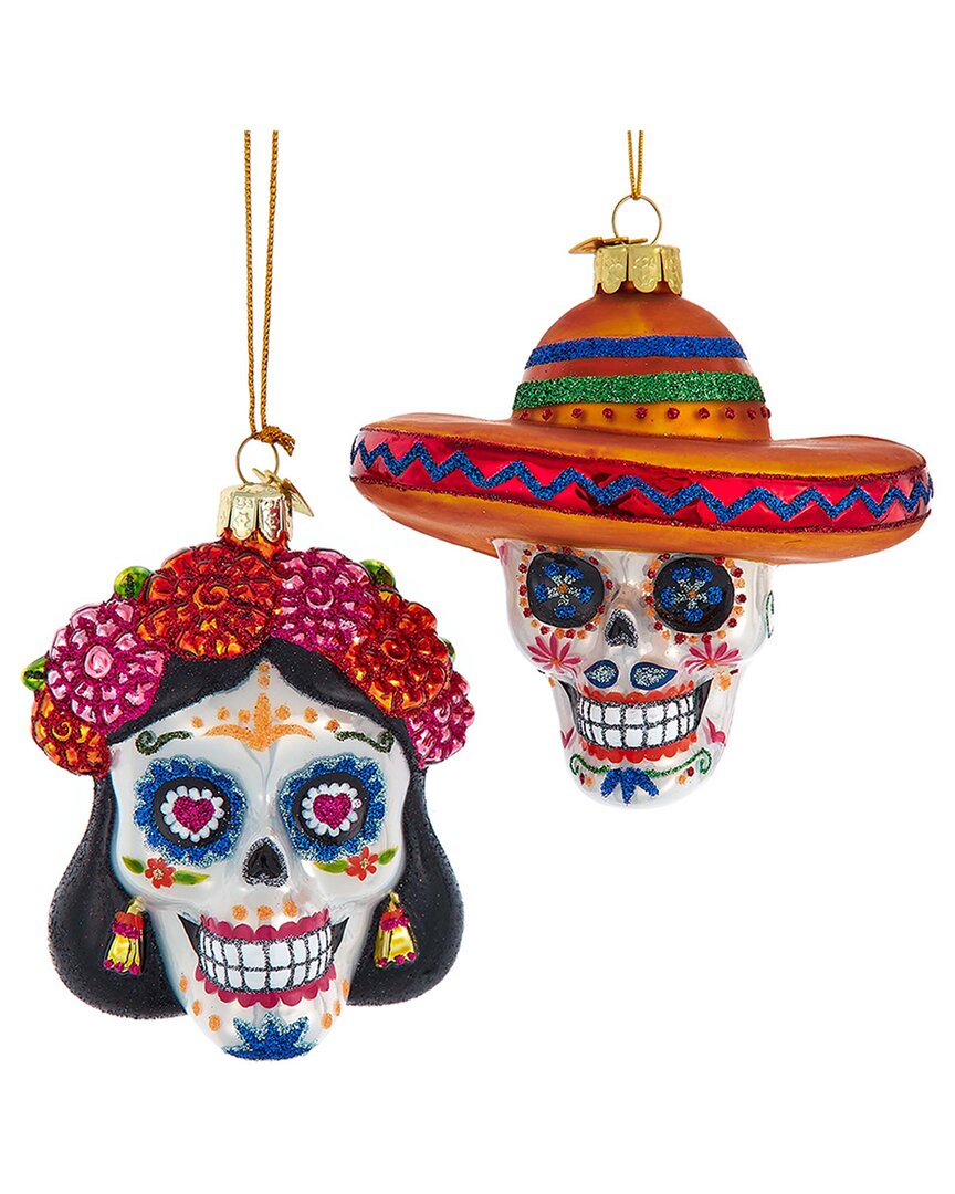 Kurt Adler Ornament Set In Multi