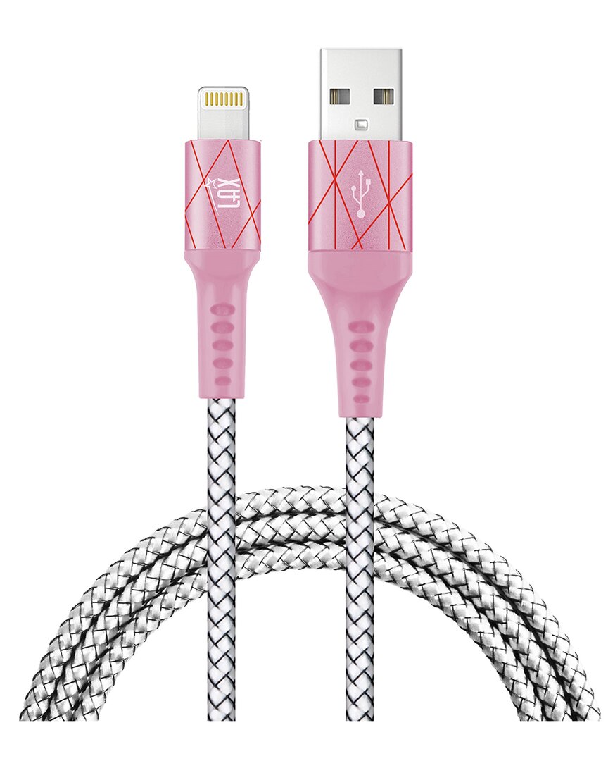 Lax Gadgets Apple Mfi Certified 4ft Pink Lightning To Usb Cable