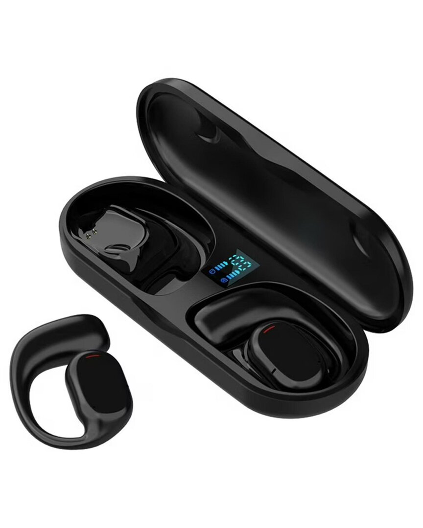 Kenro Open-ear Bone Conduction Wireless Headphones In Black
