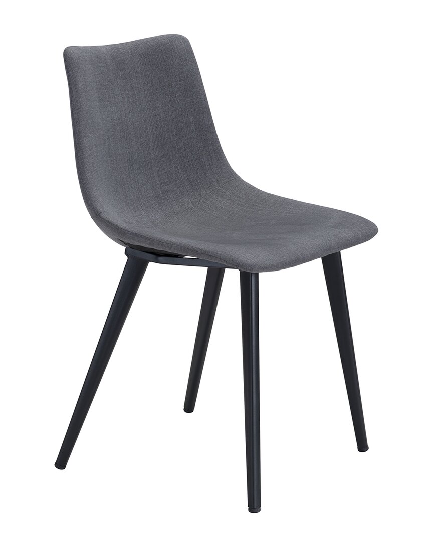Zuo Modern Daniel Dining Chair (set Of 2) In Grey
