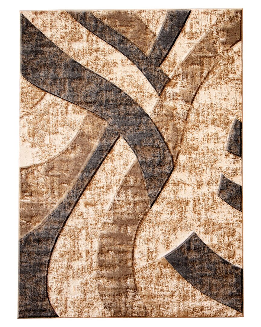 Ecarpet Haley Modern Abstract Rug In Grey