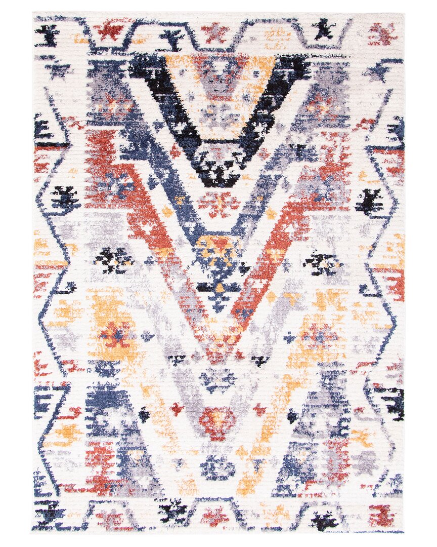 Shop Ecarpet Moroccan Quashqai Contemporary Rug In White