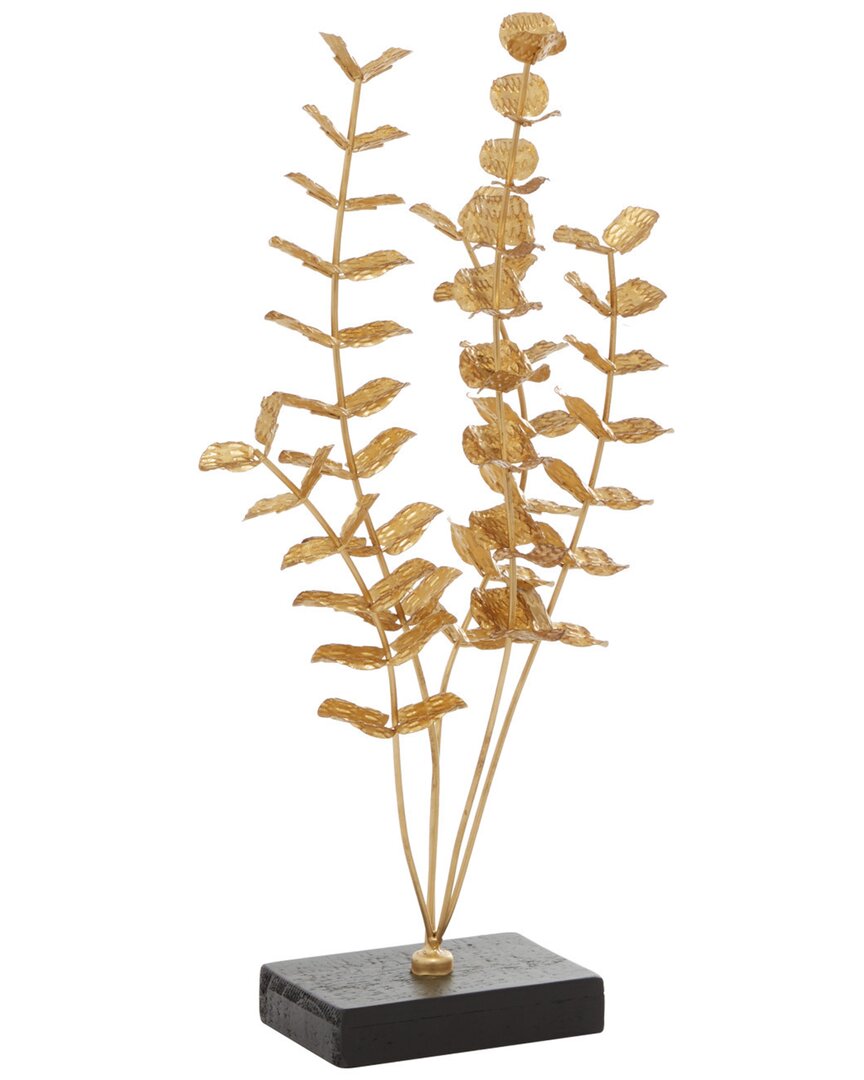 Cosmoliving By Cosmopolitan Contemporary Sculpture In Gold