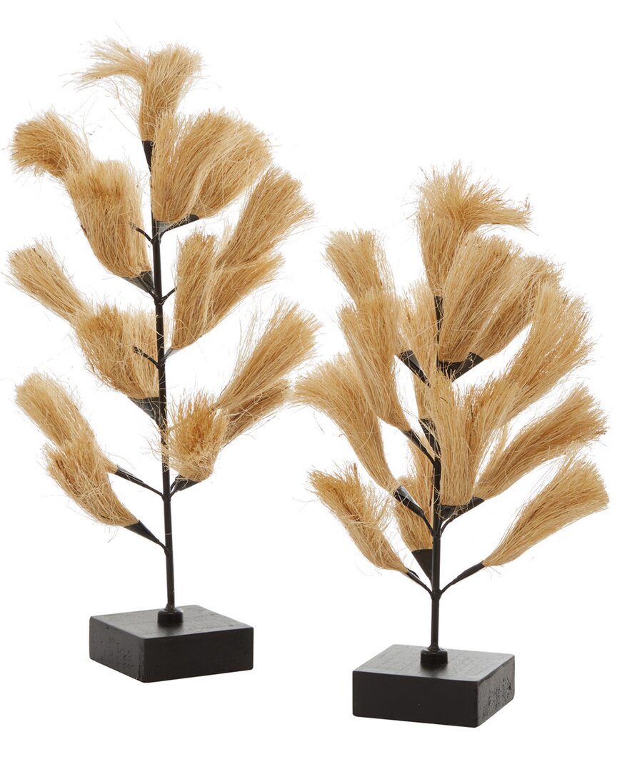 Peyton Lane Brown Wood Natural Abstract Sculpture
