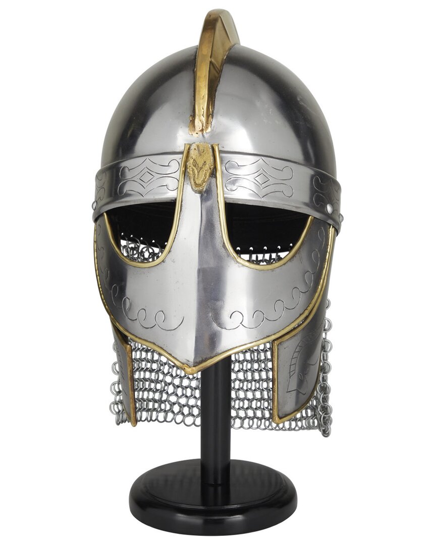 Peyton Lane Silver Vintage Helmet