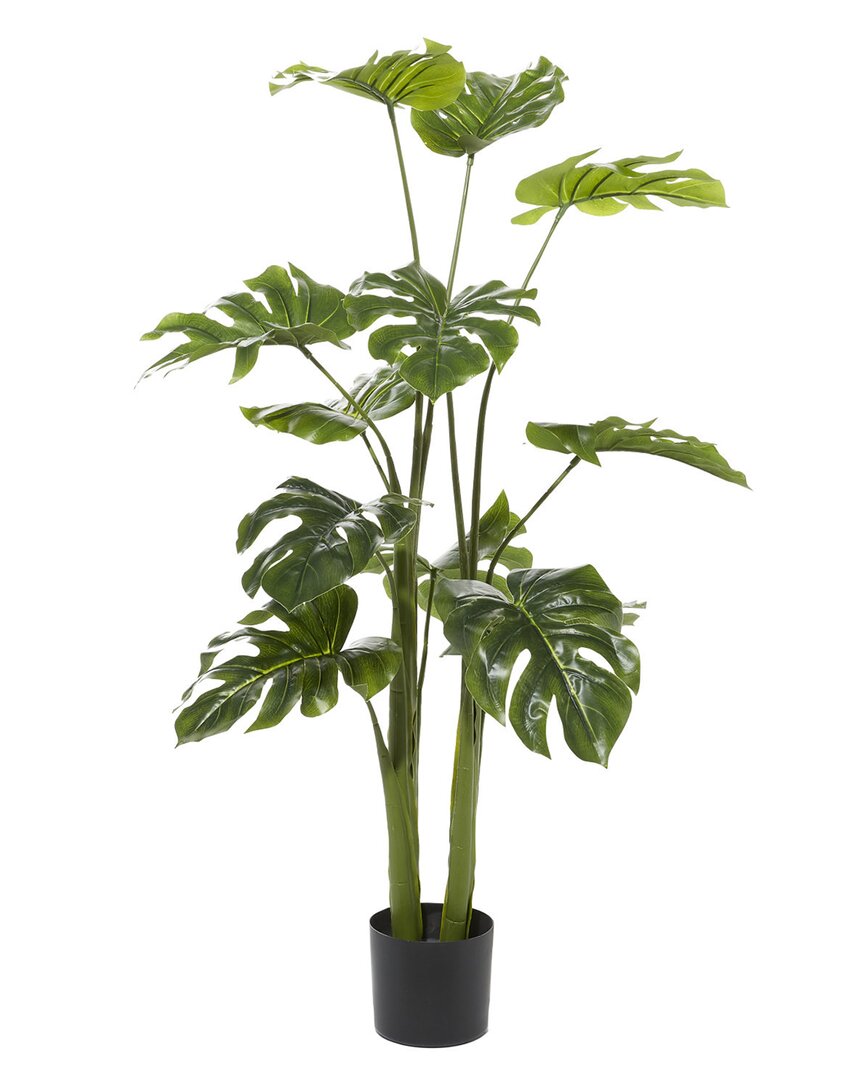 Peyton Lane Monstera Artificial Decorative Foliage In Green