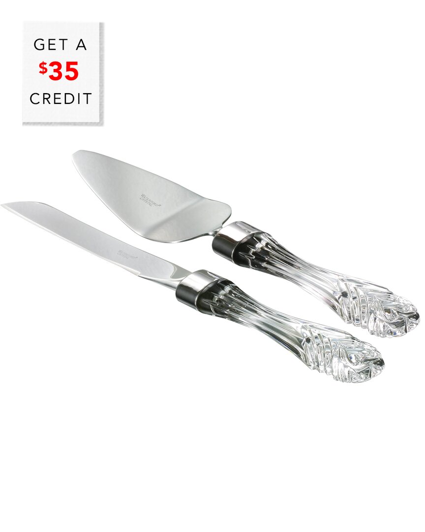 WATERFORD WATERFORD WEDDING 2PC CAKE KNIFE & SERVER SET