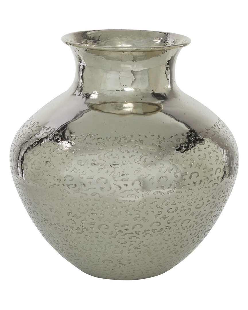 Peyton Lane Modern Vase In Silver